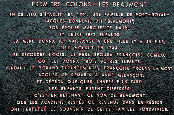 Plaque des Bonnevie