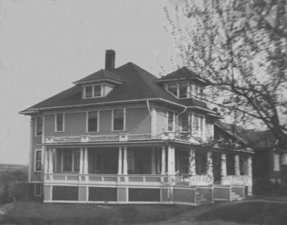 Vue ancienne de la maison du docteur Camille Gaudet