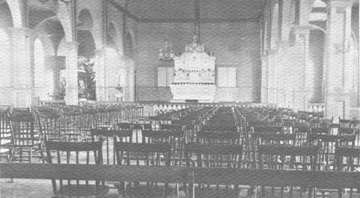 Intérieur de la nouvelle église 1935