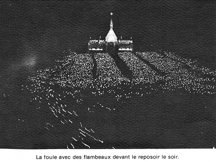 Congrès eucharistque au soir